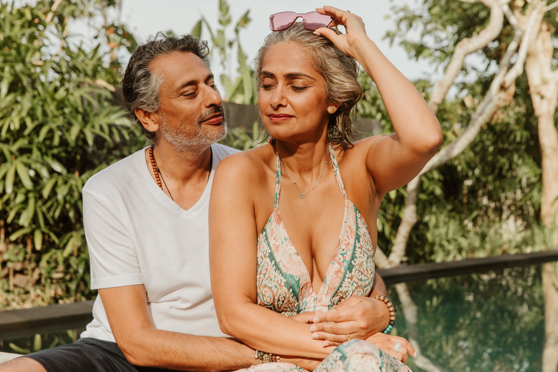 Dimple Thakrar relationship coach and mentor with her husband Atul