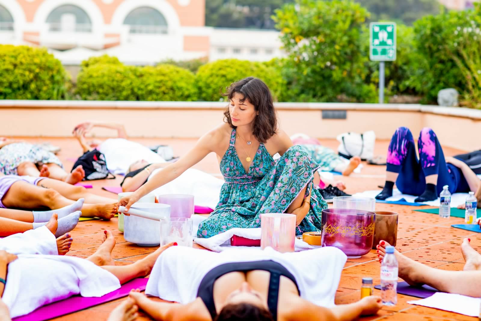 Jasmine Hemsley - Sound Bath at Monte Carlo Festival